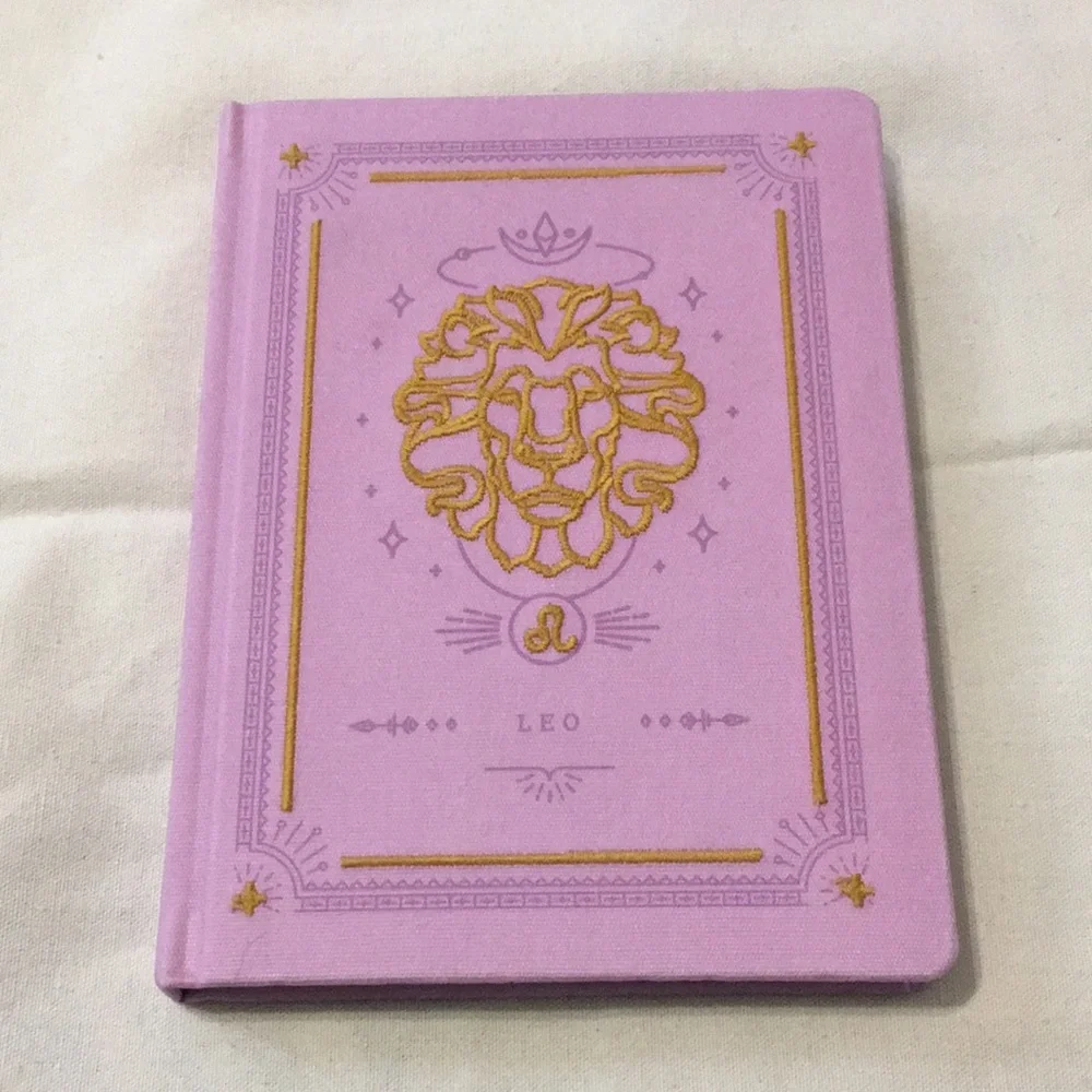 Leo Zodiac Hardcover Journal